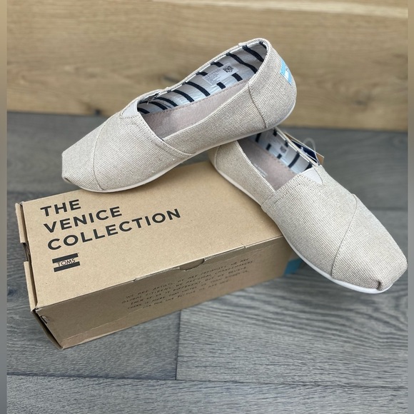 TOMS Seasonal Classic Alpargata woman’s Flats Size 9.5W. New in Box - Picture 5 of 16